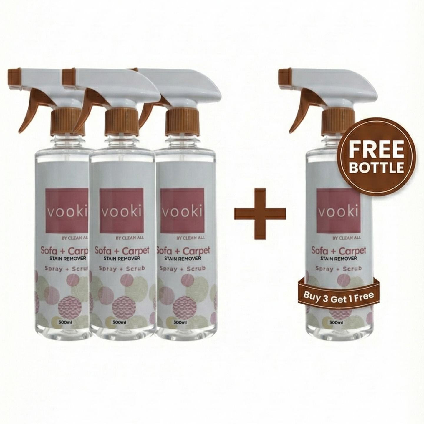 SOFA & CARPET STAIN REMOVER - VOOKI (500ml)