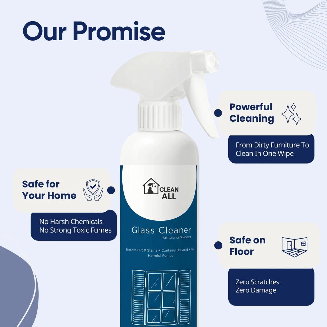 GLASS & SMOOTH SURFACE CLEANER - (500ml)