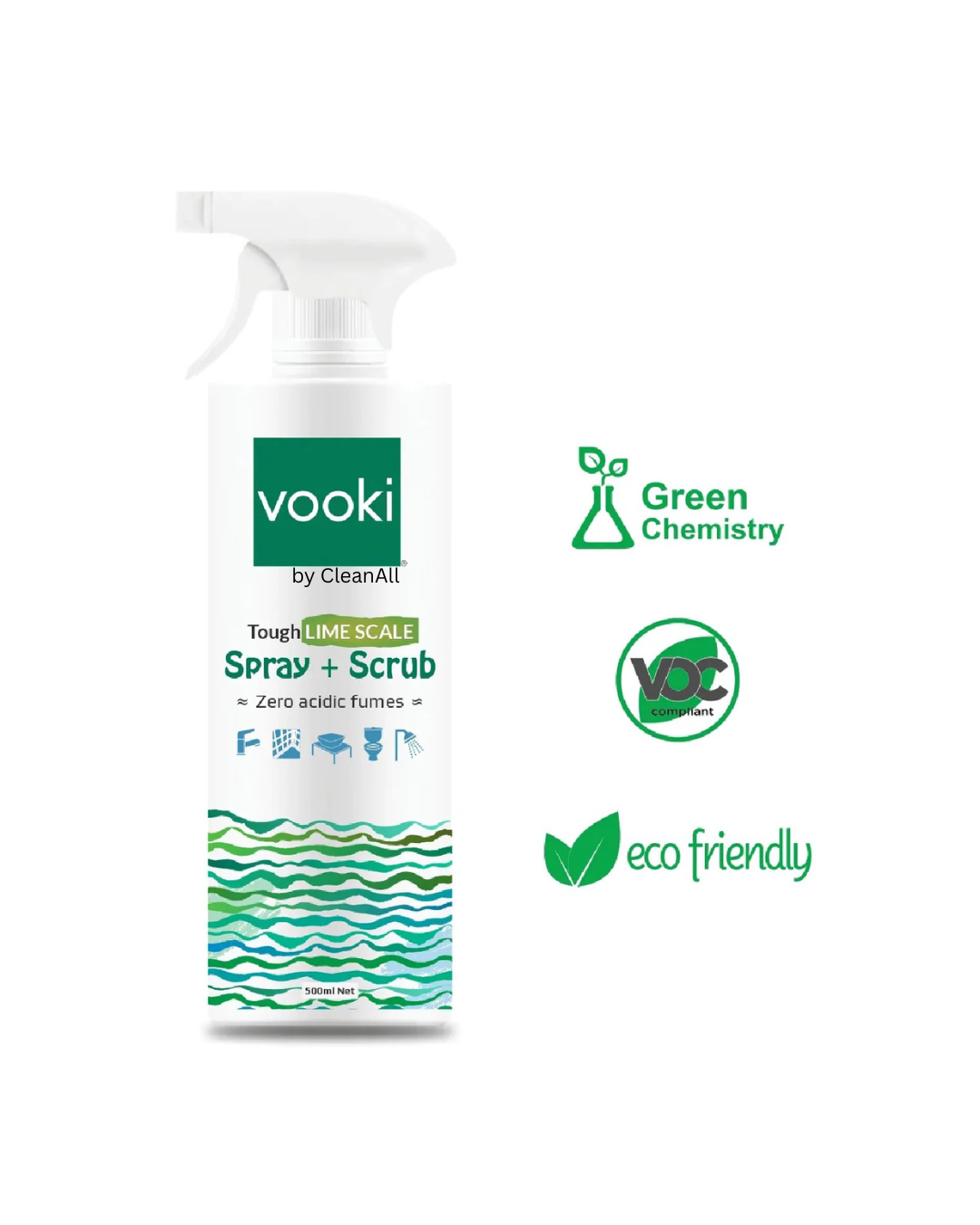 LIMESCALE AND METAL STAIN REMOVER - VOOKI (500ml)