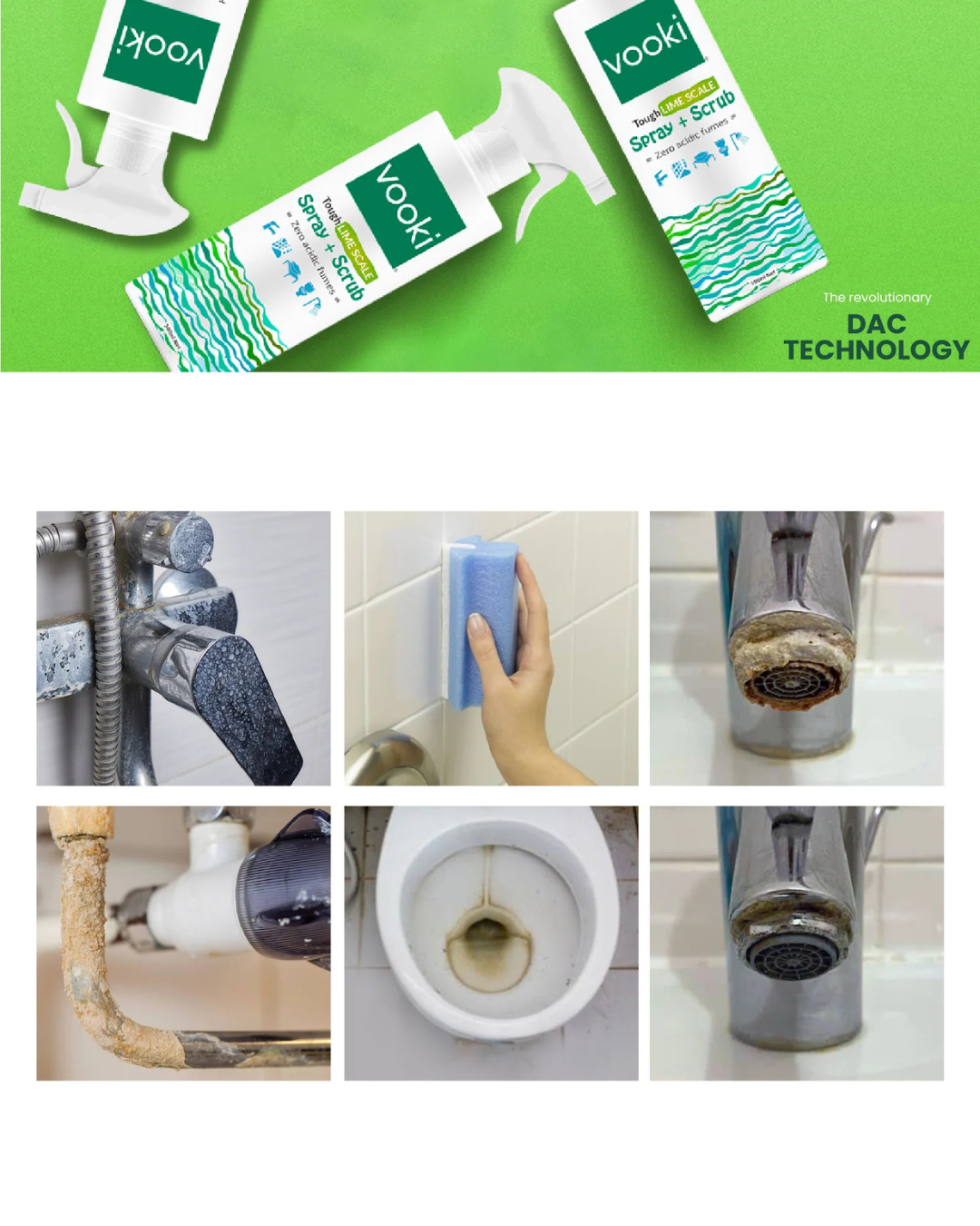 LIMESCALE AND METAL STAIN REMOVER - VOOKI (500ml)