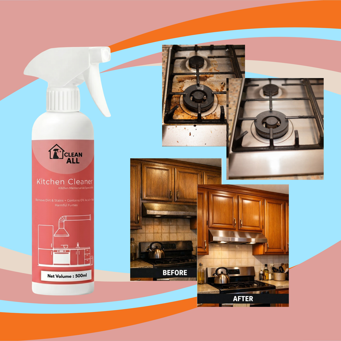 KITCHEN CLEANER - (500ml)
